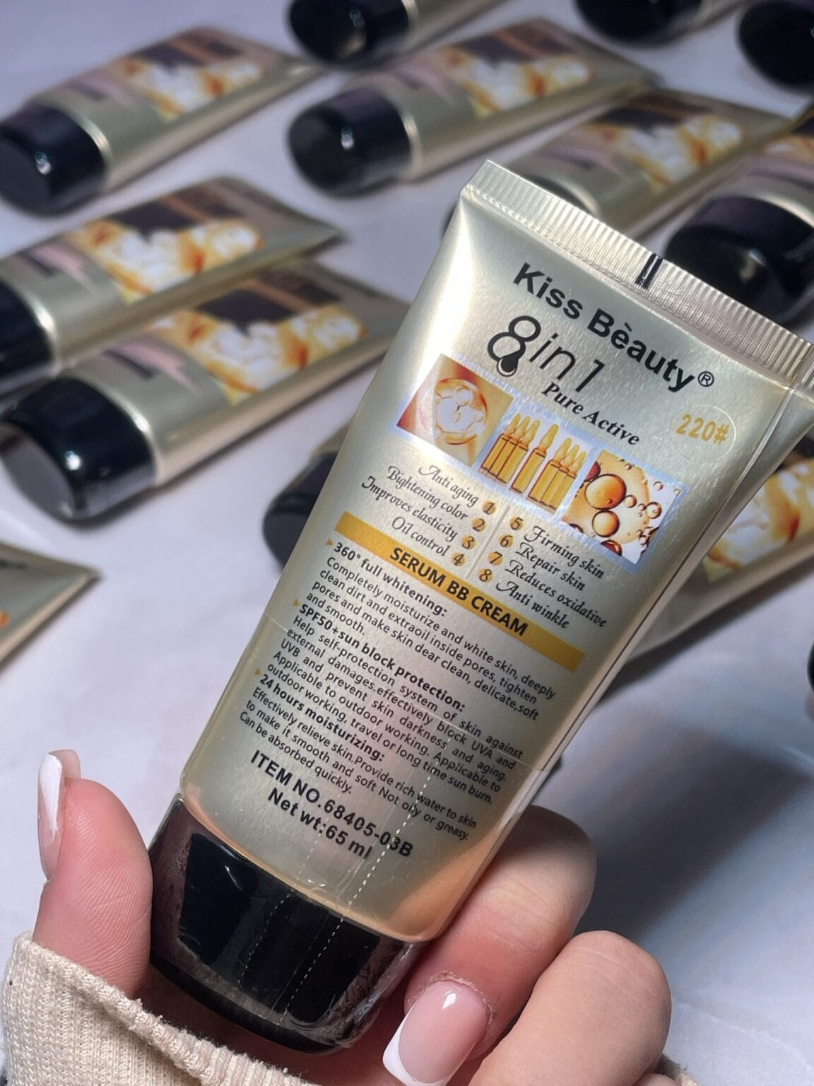 8-in-1 BB Collagen Liquid Foundation – Full Coverage, Long Lasting & Hydrating ,65ml