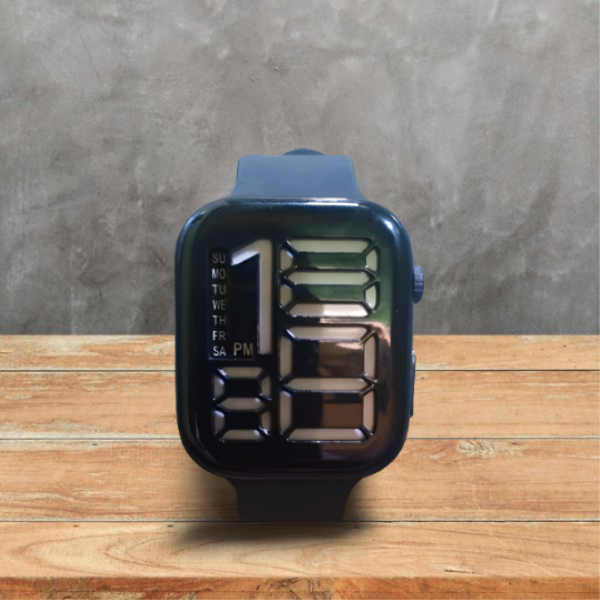 Salicon Strap Digital Display Watch (Pink)