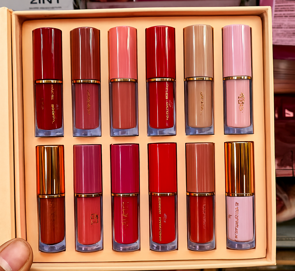 Crazy Girl “Thanks for the Love” Lip Gloss Set – 12 in 1 Multi-Shade Collection