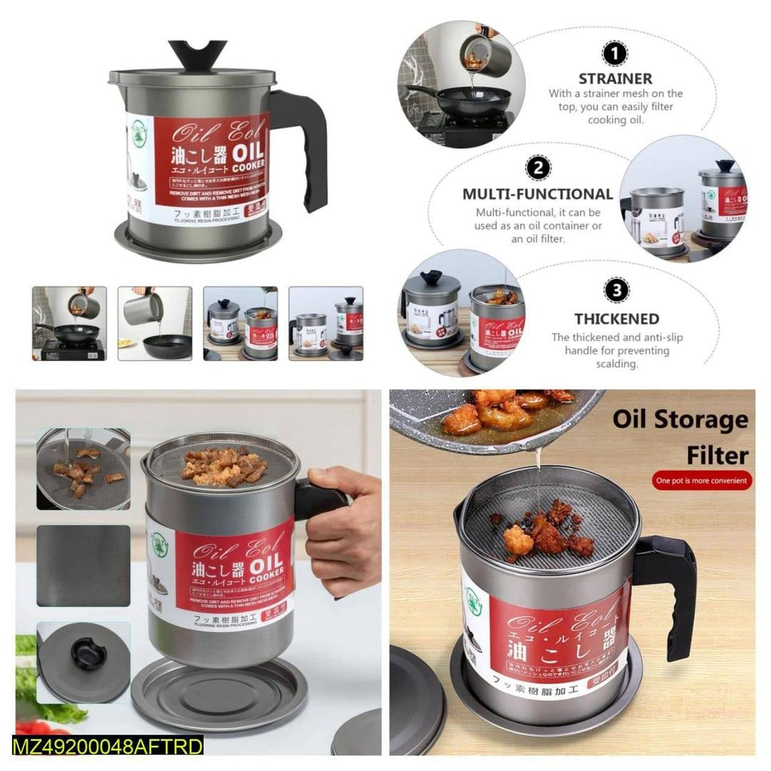 Oil Filter Pot for Kitchen