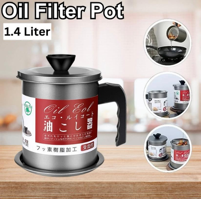 Oil Filter Pot for Kitchen